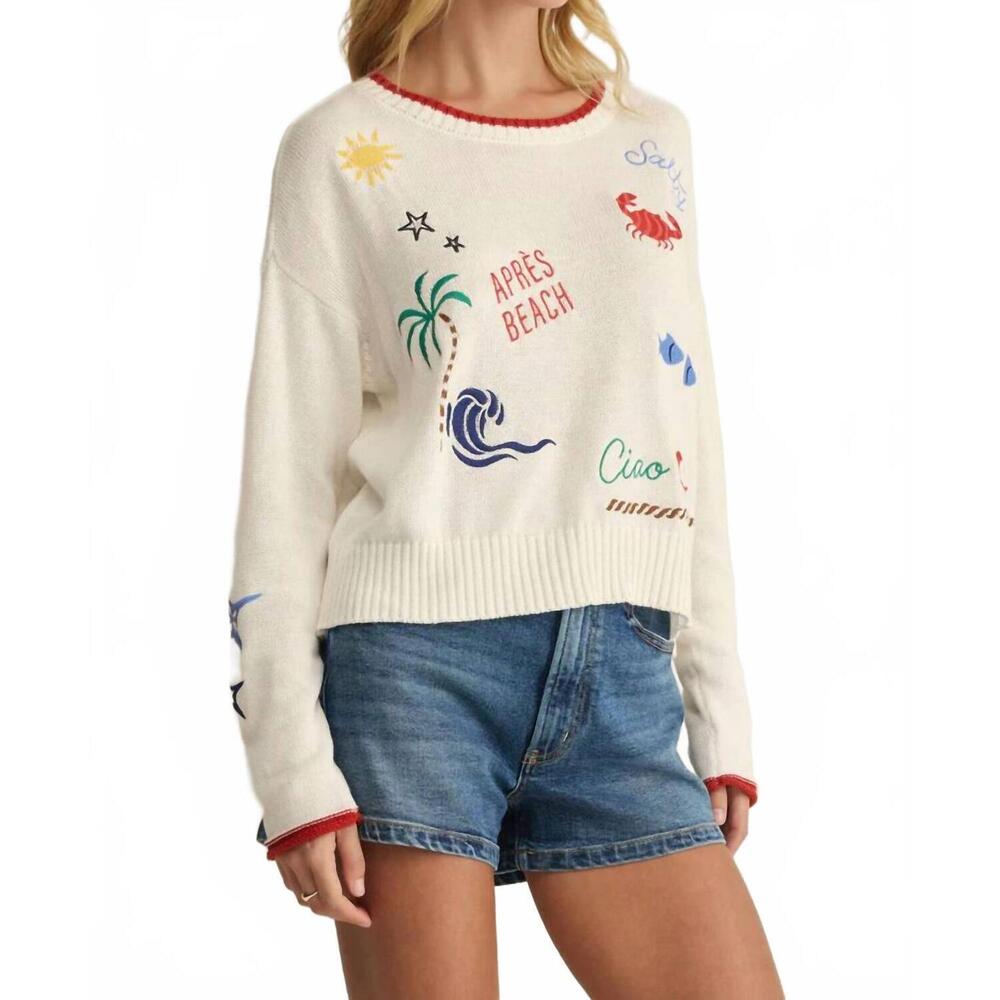 NEW Z SUPPLY seas the day sienna sweater in multicolor - Picture 4 of 6